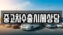 중고차수출시세상담