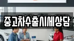 중고차수출시세상담