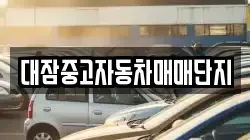 대잠중고자동차매매단지