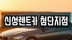 신성렌트카 첨단지점