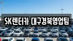 SK렌터카 대구경북영업팀