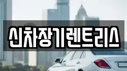 신차장기렌트리스