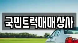 국민트럭매매상사