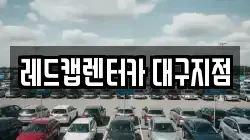 레드캡렌터카 대구지점