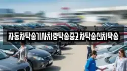 자동차탁송기사차량탁송중고차탁송신차탁송