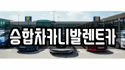 승합차카니발렌트카