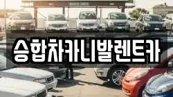 승합차카니발렌트카