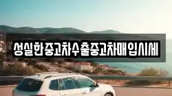 성실한중고차수출중고차매입시세