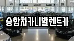 승합차카니발렌트카