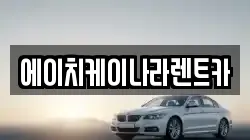 에이치케이나라렌트카