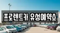 프로렌트카 유성예약소