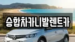 승합차카니발렌트카