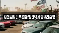 자동차유리복원돌빵크랙차량유리출장