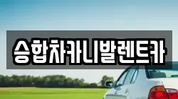 승합차카니발렌트카