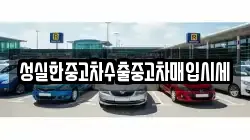 성실한중고차수출중고차매입시세