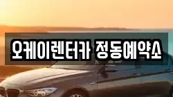 오케이렌터카 정동예약소