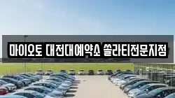 마이오토 대전대예약소 쏠라티전문지점