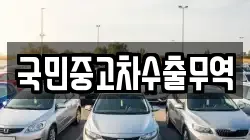국민중고차수출무역