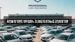 저신용장기렌트카무심사누구나바로즉시가능중고신차장기렌