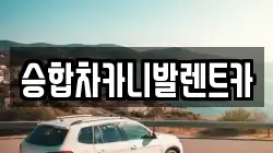 승합차카니발렌트카
