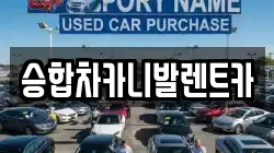 승합차카니발렌트카