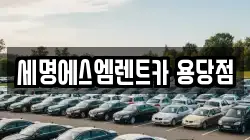 세명에스엠렌트카 용당점