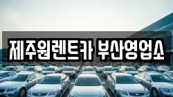 제주원렌트카 부산영업소