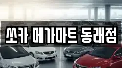 쏘카 메가마트 동래점