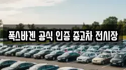 폭스바겐 공식 인증 중고차 전시장