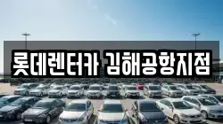 롯데렌터카 김해공항지점