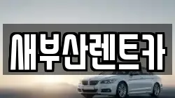 새부산렌트카