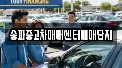 송파중고차매매센터매매단지