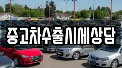 중고차수출시세상담