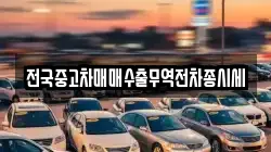 전국중고차매매수출무역전차종시세