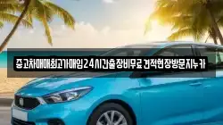 중고차매매최고가매입24시간출장비무료견적현장방문지누카