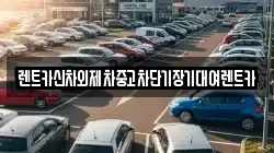 렌트카신차외제차중고차단기장기대여렌트카