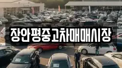 장안평중고차매매시장