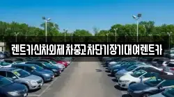 렌트카신차외제차중고차단기장기대여렌트카