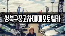 성북구중고차매매오토셀카