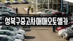 성북구중고차매매오토셀카