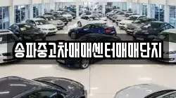 송파중고차매매센터매매단지