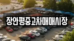 장안평중고차매매시장