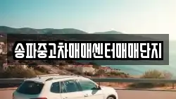 송파중고차매매센터매매단지