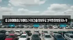 중고차매매최고가매입24시간출장비무료견적현장방문지누카