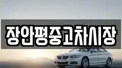 장안평중고차시장