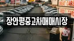 장안평중고차매매시장