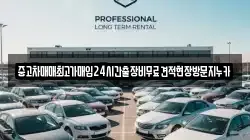 중고차매매최고가매입24시간출장비무료견적현장방문지누카