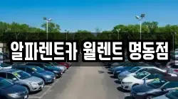 알파렌트카 월렌트 명동점