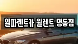 알파렌트카 월렌트 명동점