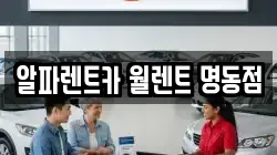 알파렌트카 월렌트 명동점